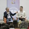 Sa književne večeri Todeta Nikoletića i Miroslava Kokošara. Foto Vranje News