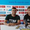 Dejan Arsov (desno) i Boban Georgiev. Foto FK Radnik