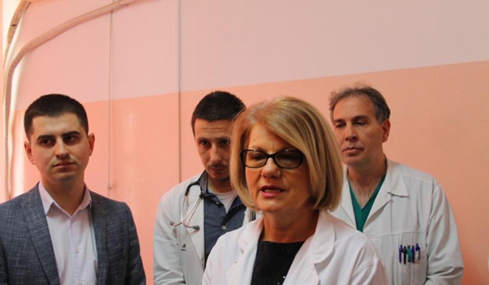 Ljiljana Antić sa jednim od donatora i najbližim saradnicima. Foto VranjeNews