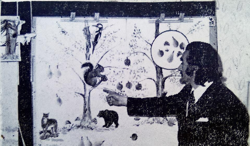 Učitelj Krampus na času u školi sredinom 70-ih prošlog veka. Foto Fejsbuk grupa 