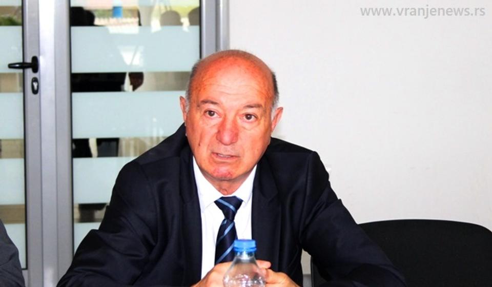 Ni on nije bio mnogo pričljiv: Fatmir Hasani. Foto VranjeNews