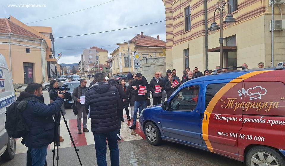 Sa današnje akcije. Foto Vranje news