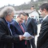 Vladimir Zaharijev sa šefom diplomatije Ivicom Dačićem. Foto D. Pešić