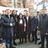 Selaković u subotu u centru Vranja. Foto GrO SNS