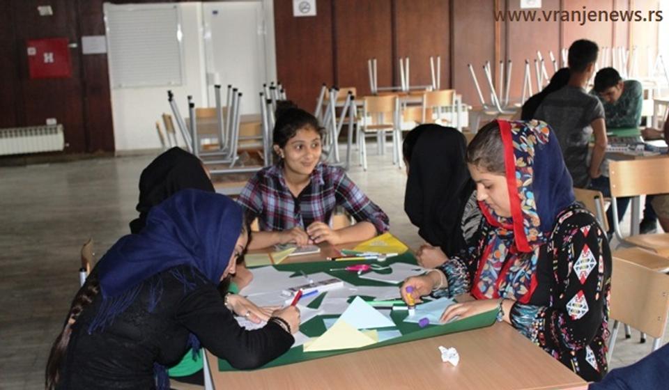 Detalj iz Prihvatnog centra u Vranju. Foto VranjeNews