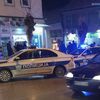 Detalj slikan ispred menjačnice nakon pokušaja pljačke. Foto Vranje News