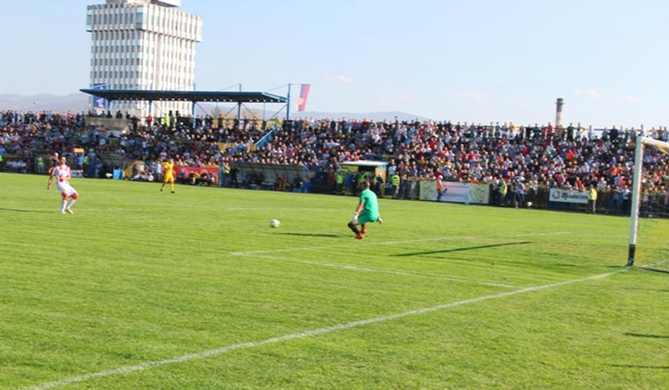 Poništeni gol Joveljića. Foto VranjeNews
