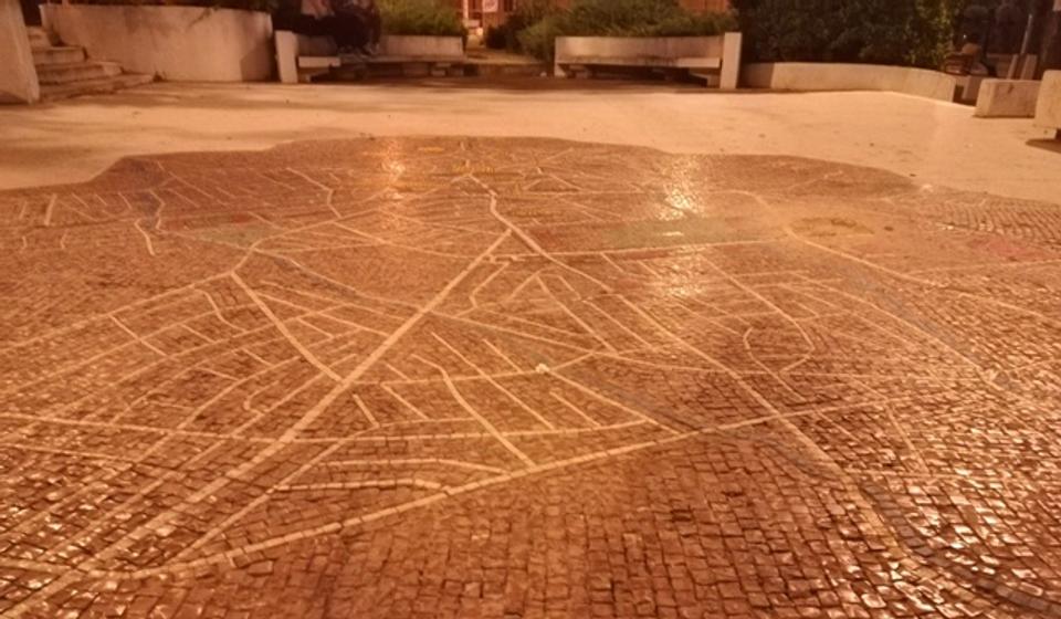 Mapa u vreme oštećenja. Foto Vranje News