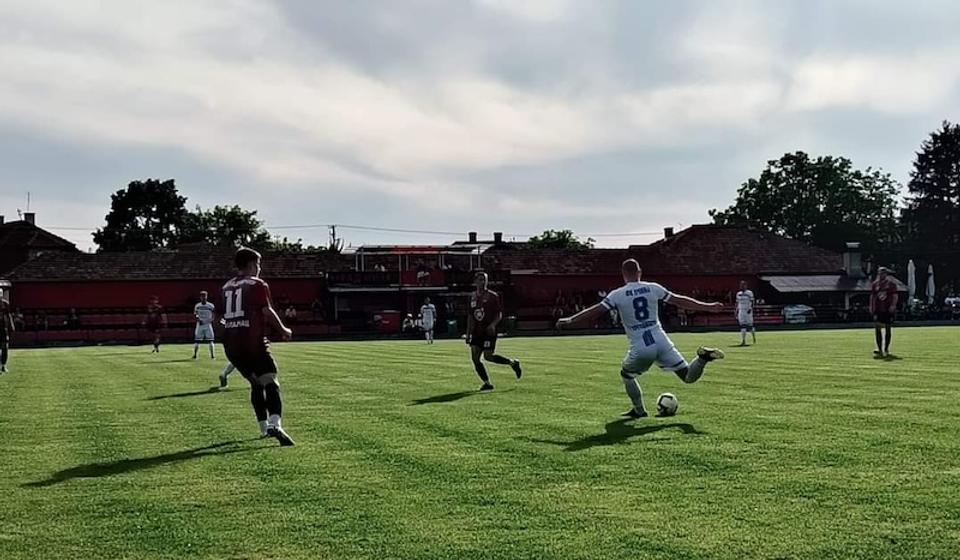 Detalj sa utakmice u Svilajncu. Foto FK Pčinja