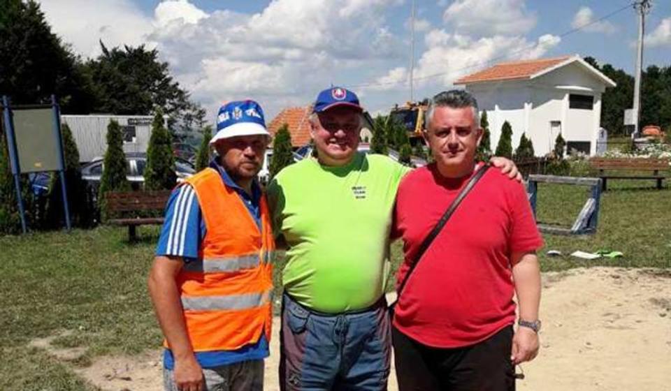 Dedinac (levo) i Dimitrijević (desno). Foto Ski klub Besna kobila