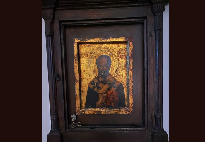 Sveti Nikola. Rad akademskog slikara Jovice Dejanovića