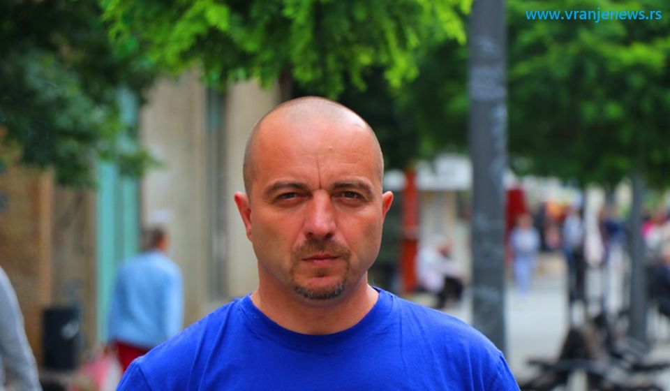 Saša Arsić, koordinator Narodne stranke za Pčinjski okrug i Kosmet. Foto Vranje News