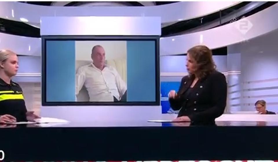 Detalj iz emisije holandske televizije. Foto screenshot