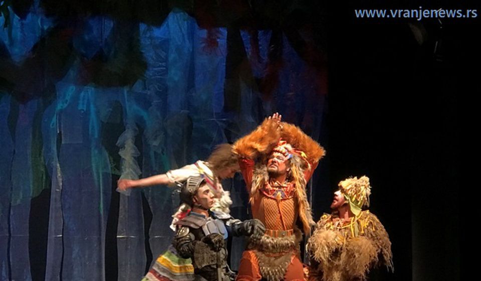 Detalj iz predstave Čarobnjak iz Oza. Foto Vranje News