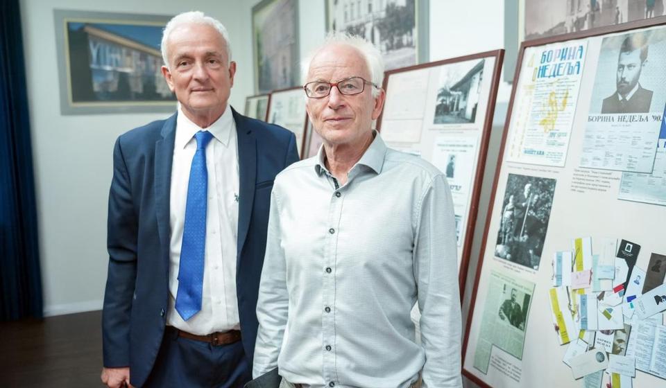 Robet Hodel sa autorom intervjua. Foto TRS