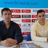 Nenad Vanić (levo) i Uroš Damnjanović. Foto FK Radnik