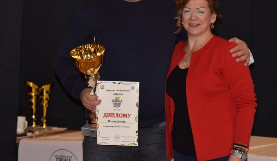 Trener KK Radnik Milan Janjić najbolji sportski stručnjak u 2021. Foto D. Mirčev