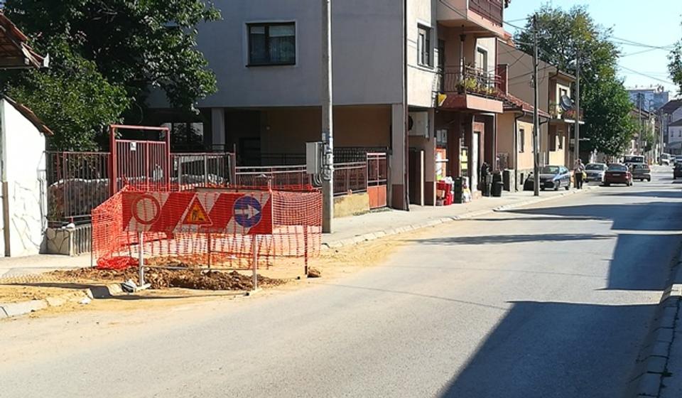 Havarija u Kosovskoj ulici proteklih dana uspešno sanirana. Foto VranjeNews