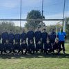 Fudbaleri vranjskog Radničkog 2021 uoči utakmice u Žbevcu. Foto FK Radnički 2021