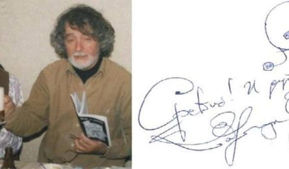 Sa Dobricom Erićem. Foto lična arhiva