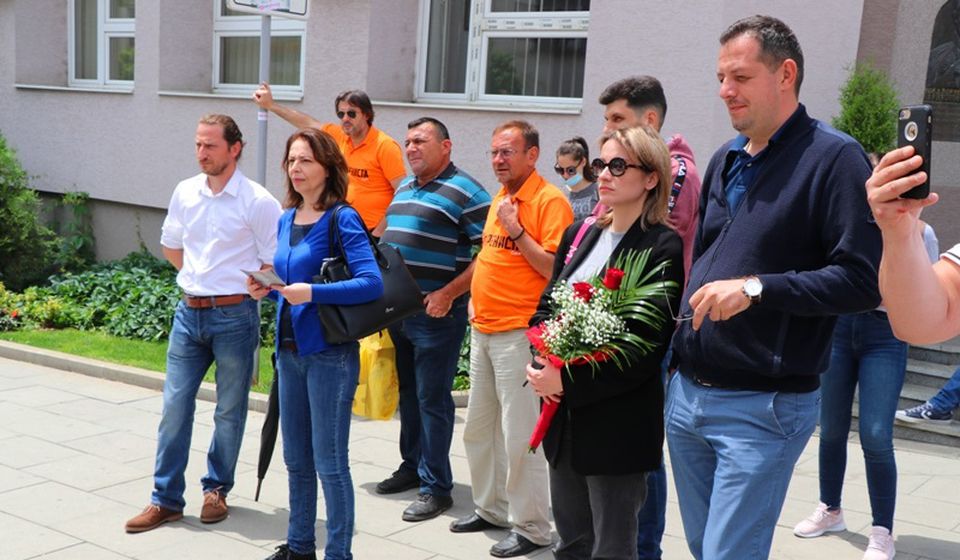 Neki od poslaničkih kandidata Suverenista. Foto Vranje News