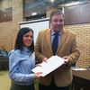 Jovana Antić sa pomoćnikom ministra Đorđem Milićem. Foto ilustracija, VranjeNews