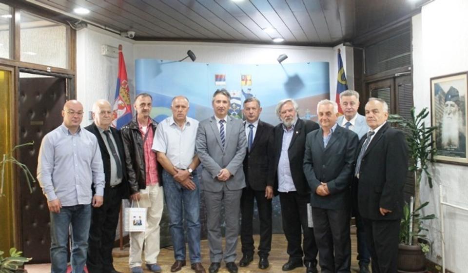 Prijem za dve boračke organizacije. Foto Grad Vranje