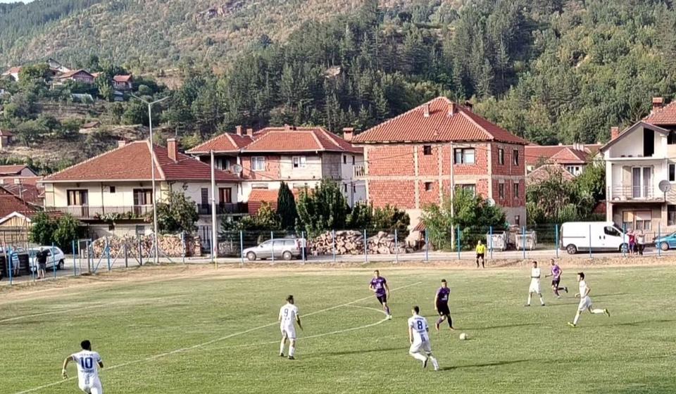 Detalj sa utakmice u Trgovištu. Foto FK Pčinja