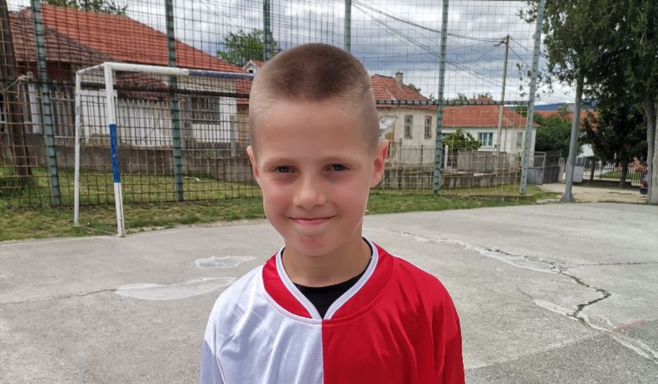 Fudbalska nada: Stefan Milenković. Foto S.Ž.