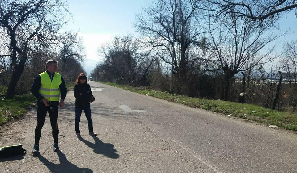 Obeležavanje i sertifikovanje staze. Foto Fejsbuk profil AK Vranjski maratonci