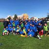 Fudbaleri vranjskog kluba na terenu na kome odigrati prvu pripremnu utakmicu u Albaniji. Foto FK Dinamo