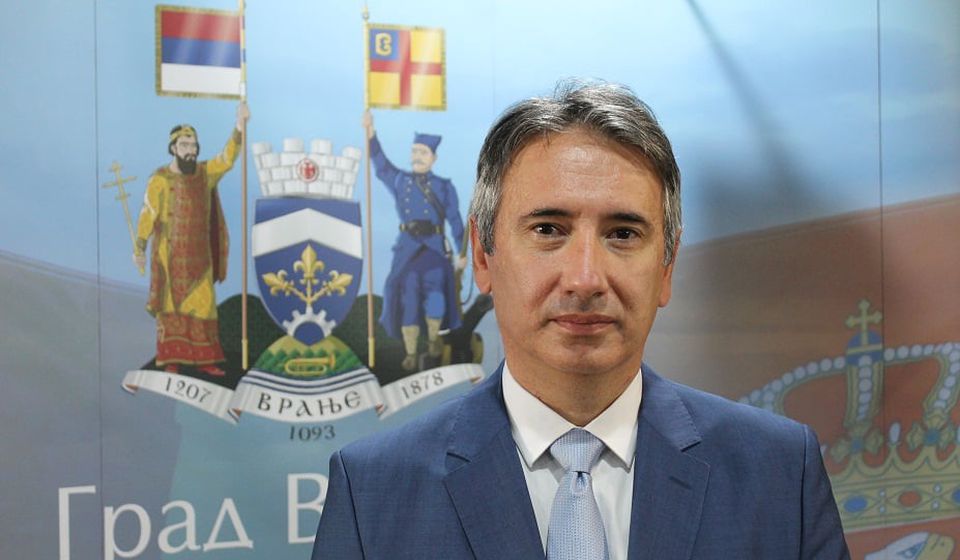 Gradonačelnik Vranja Slobodan Milenkoić. Foto www.vranje.org.rs
