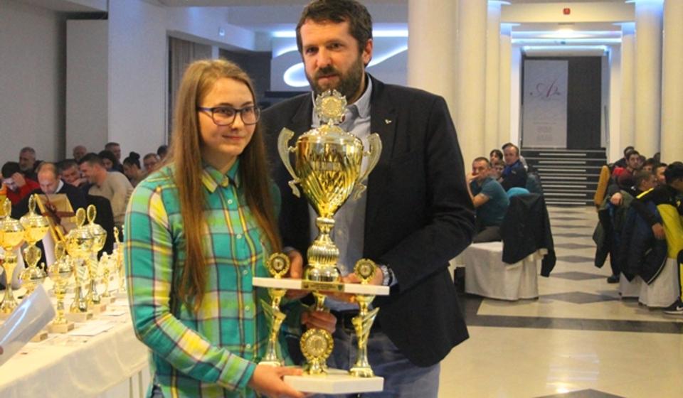 Ivana Davidović neprikosnovena u ženskom sportu. Foto VranjeNews