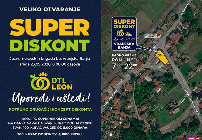 U sredu kod železničke stanice u Vranjskoj Banji 