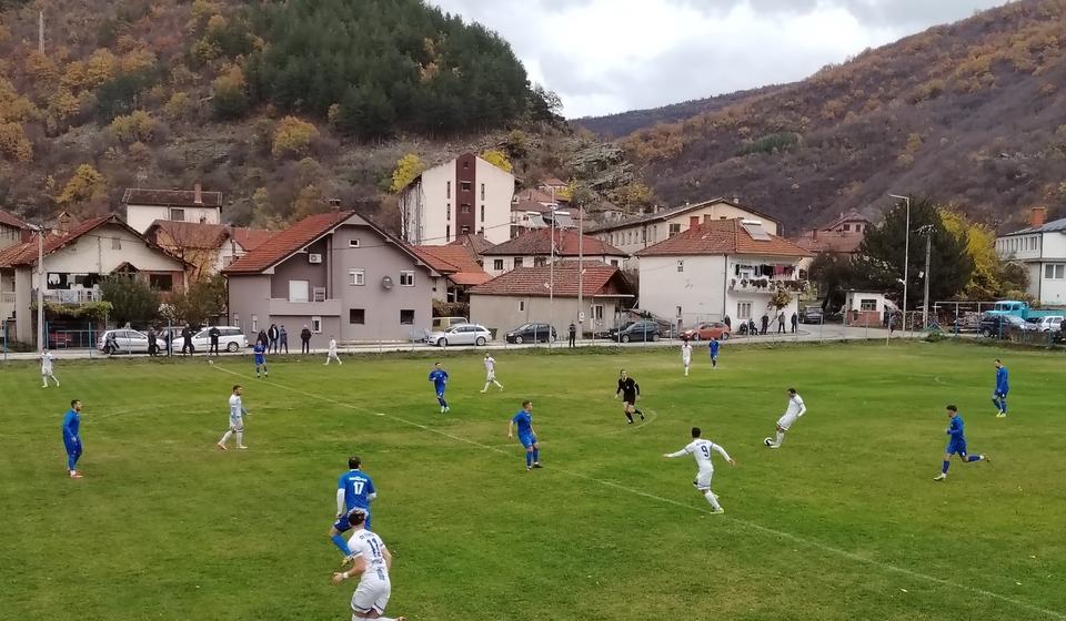 Detalj sa utakmice u Trgovištu. Foto FK Pčinja