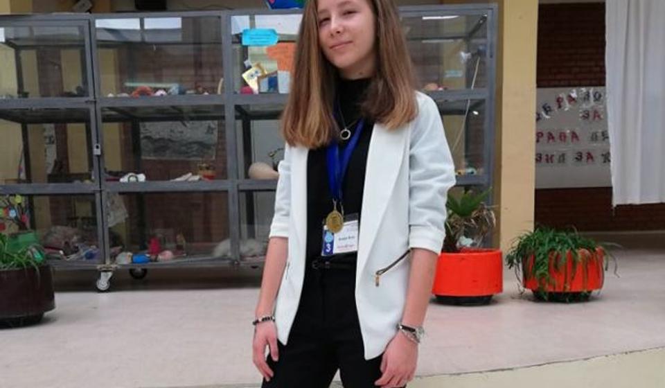 Anđela Ristić. Foto OŠ Svetozar Marković