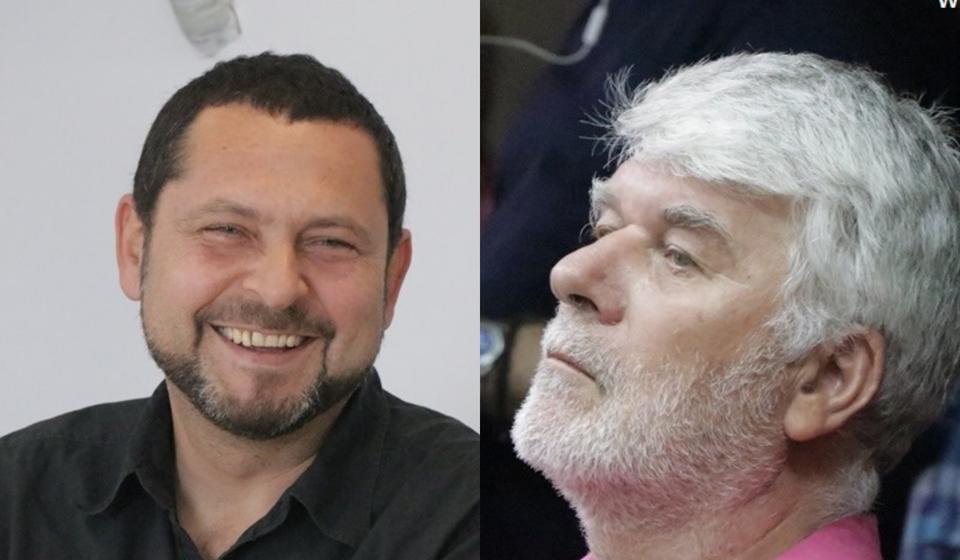 Dragan Antić (levo) i Zoran Veličković. Foto Vranje news