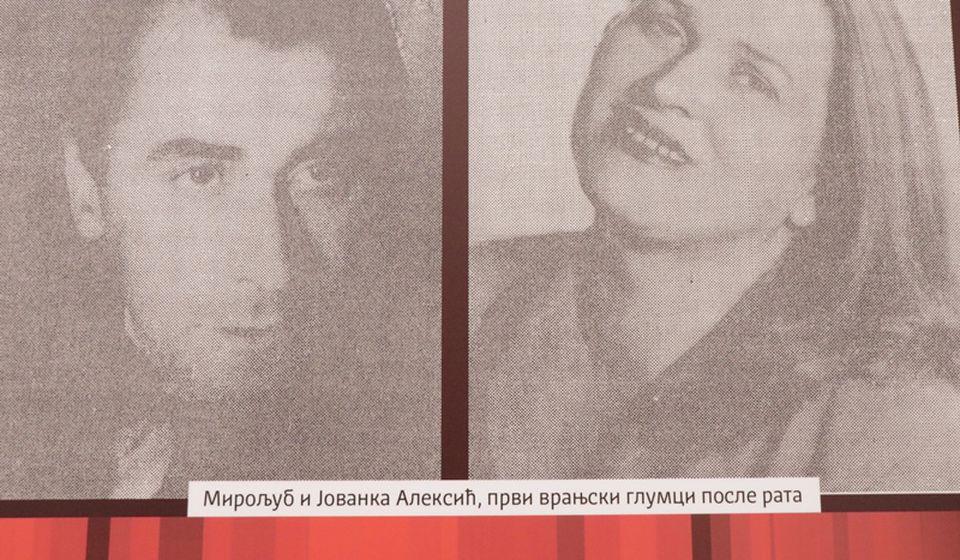 Miroljub i Jovanka Aleksić, prvi vranjski glumci posle Drugog svetskog rata. Foto ilustracija Vranje News