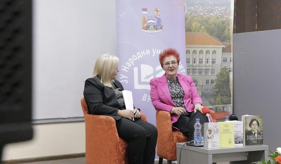 Sa književne večeri Slavice Garonje. Foto Vranje News