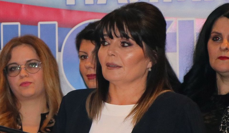 Sunčica Aleksić pored Dejana Manića drugi kandidat za narodnog poslanika iz vranjskog odbora JS. Foto Vranje News