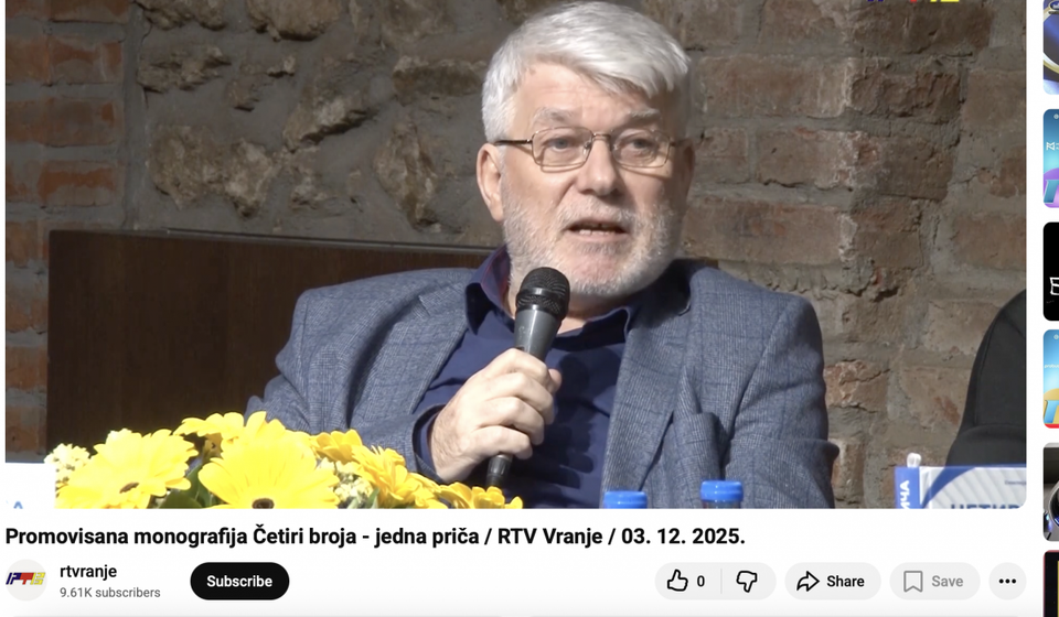 Ne li ve podsićam na mog trenutno omiljenog ministra. Foto printscreen YouTube/kanal RTV doo