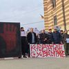 Detalj sa današnje blokade. Foto Vranje news