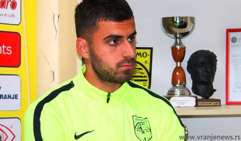 Daćemo sve od sebe da pobedimo u Bačkoj Palanci: Filip Pavišić. Foto VranjeNews