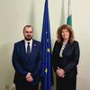 Sa Ilijanom Jotovom, potpredsednicom Bugarske. Foto BSC