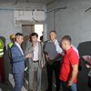 Arsić i Milenković prilikom obilaska radova na obnovi pozorišta. Foto VranjeNews