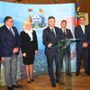 Gradonačelnik Milenković na konferenciji za medije nakon sastanaka u Načelstvu. Foto VranjeNews