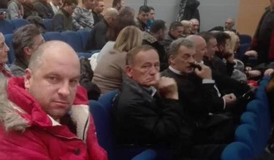 Petrušević na osnivačkoj skupštini Nacionalnog centra. Foto privatna arhiva