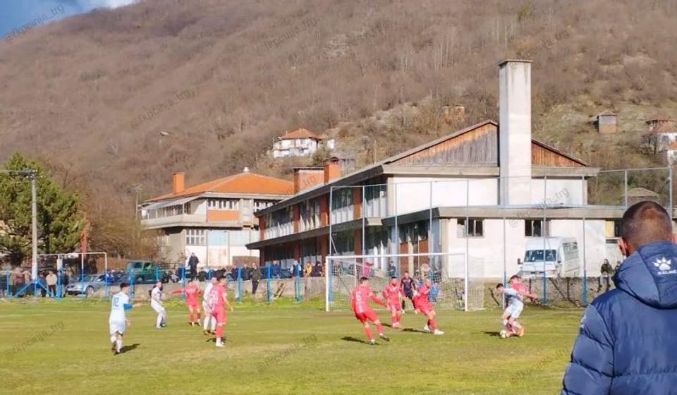 Detalj sa utakmice u Trgovištu. Foto FK Pčinja