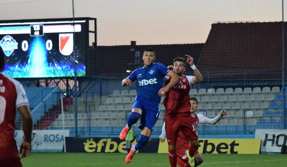 Detalj sa utakmice u jesenjem delu šampionata. Foto FK Radnik