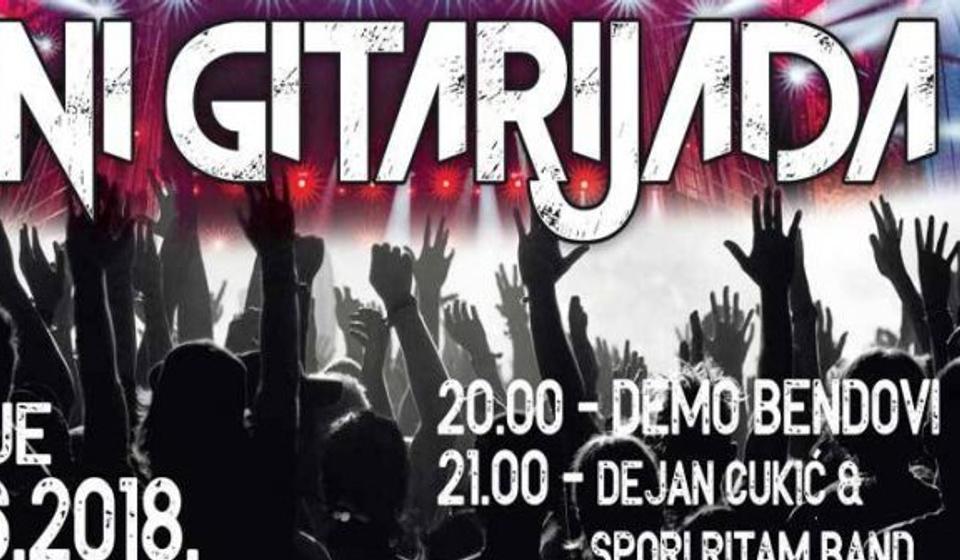 Mini gitarijada održaće se 9. juna u Sportskom centru u Vranju. Foto screenshot